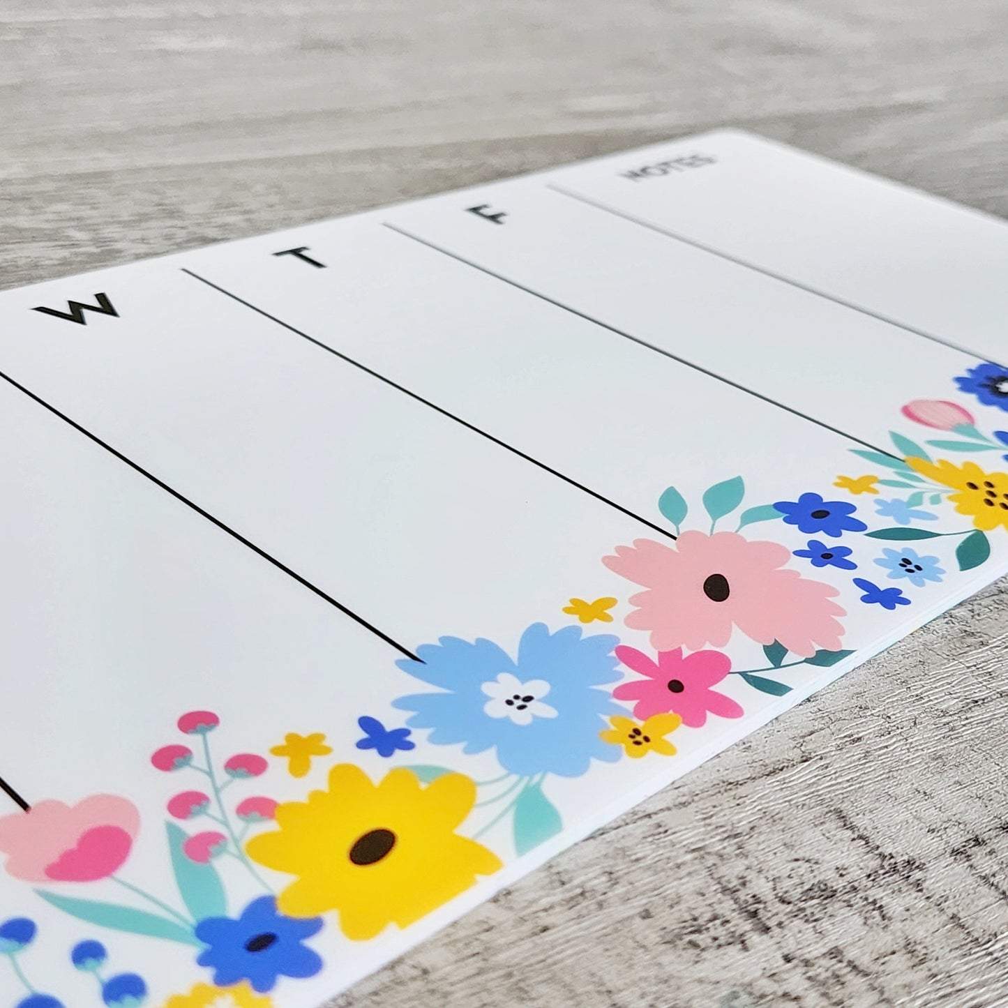 Desk Planner | Weekly Erase Board | dry erase board | Acrylic Planner | office decor | house gift | Acrylic Notes | Desktop Planner