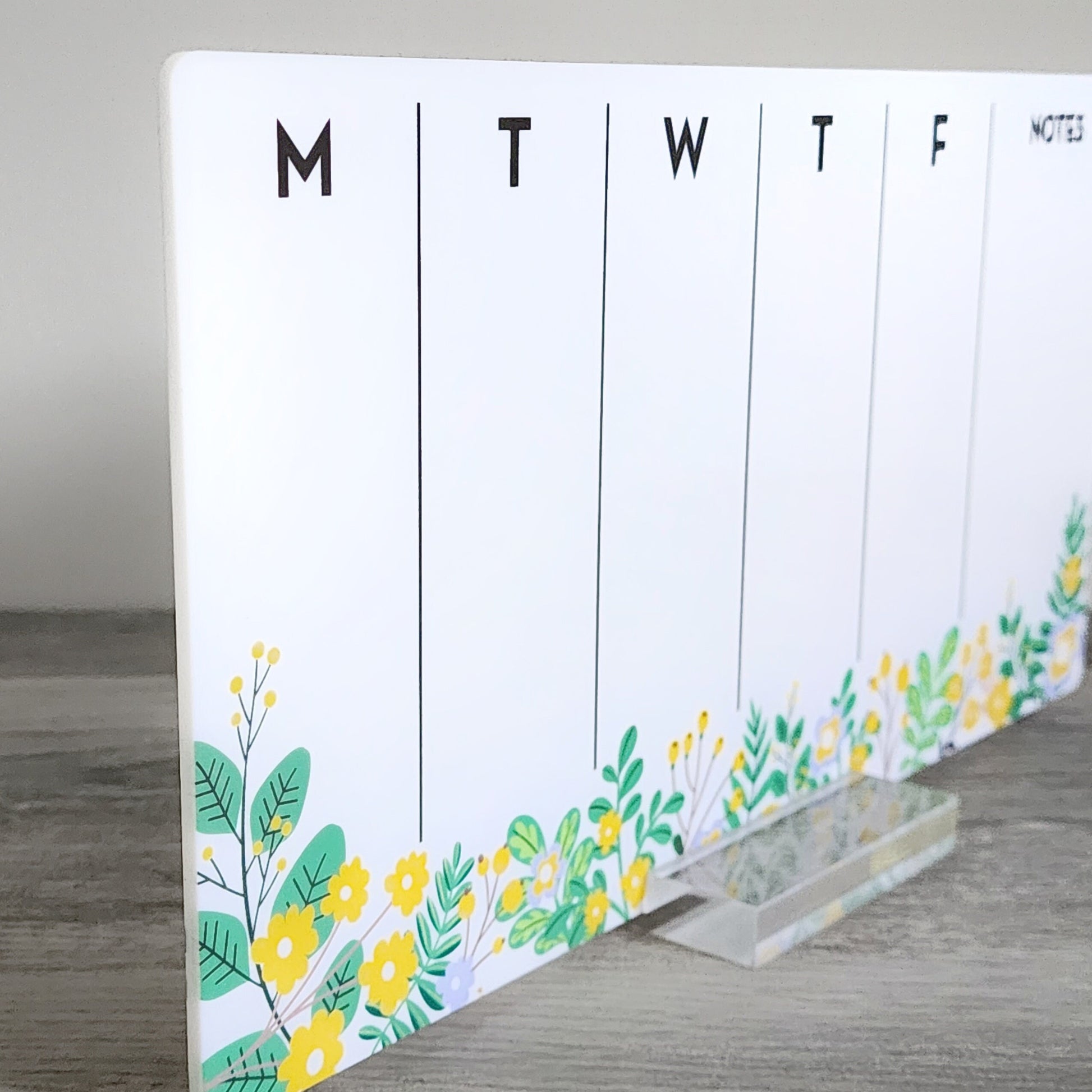 Desk Planner | Weekly Erase Board | dry erase board | Acrylic Planner | office decor | house gift | Acrylic Notes | Desktop Planner