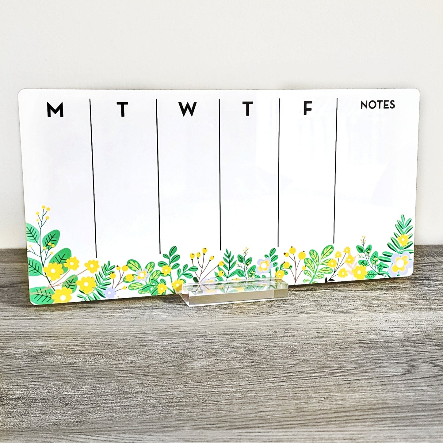 Desk Planner | Weekly Erase Board | dry erase board | Acrylic Planner | office decor | house gift | Acrylic Notes | Desktop Planner