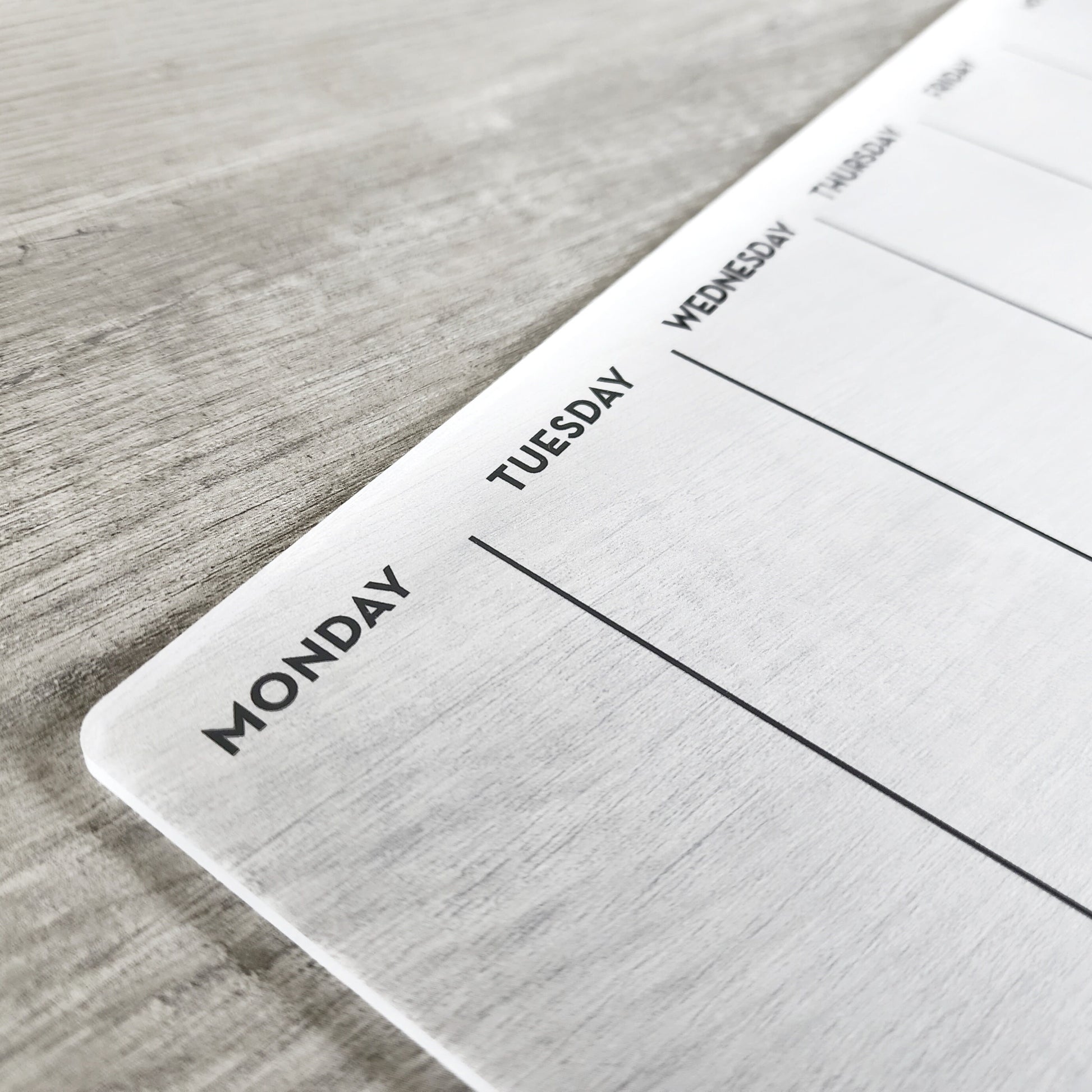 Desk Planner | Weekly Erase Board | dry erase board | Acrylic Planner | office decor | house gift | Acrylic Notes | Desktop Planner