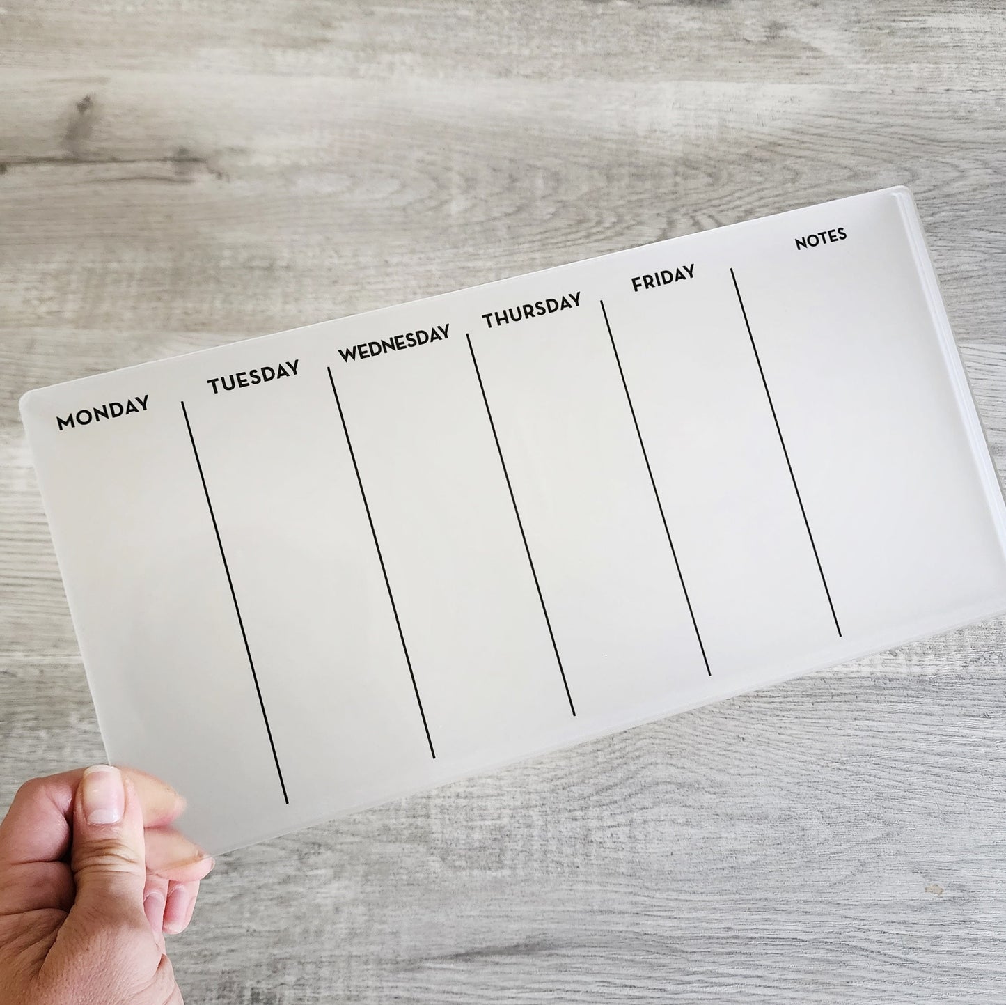 Desk Planner | Weekly Erase Board | dry erase board | Acrylic Planner | office decor | house gift | Acrylic Notes | Desktop Planner