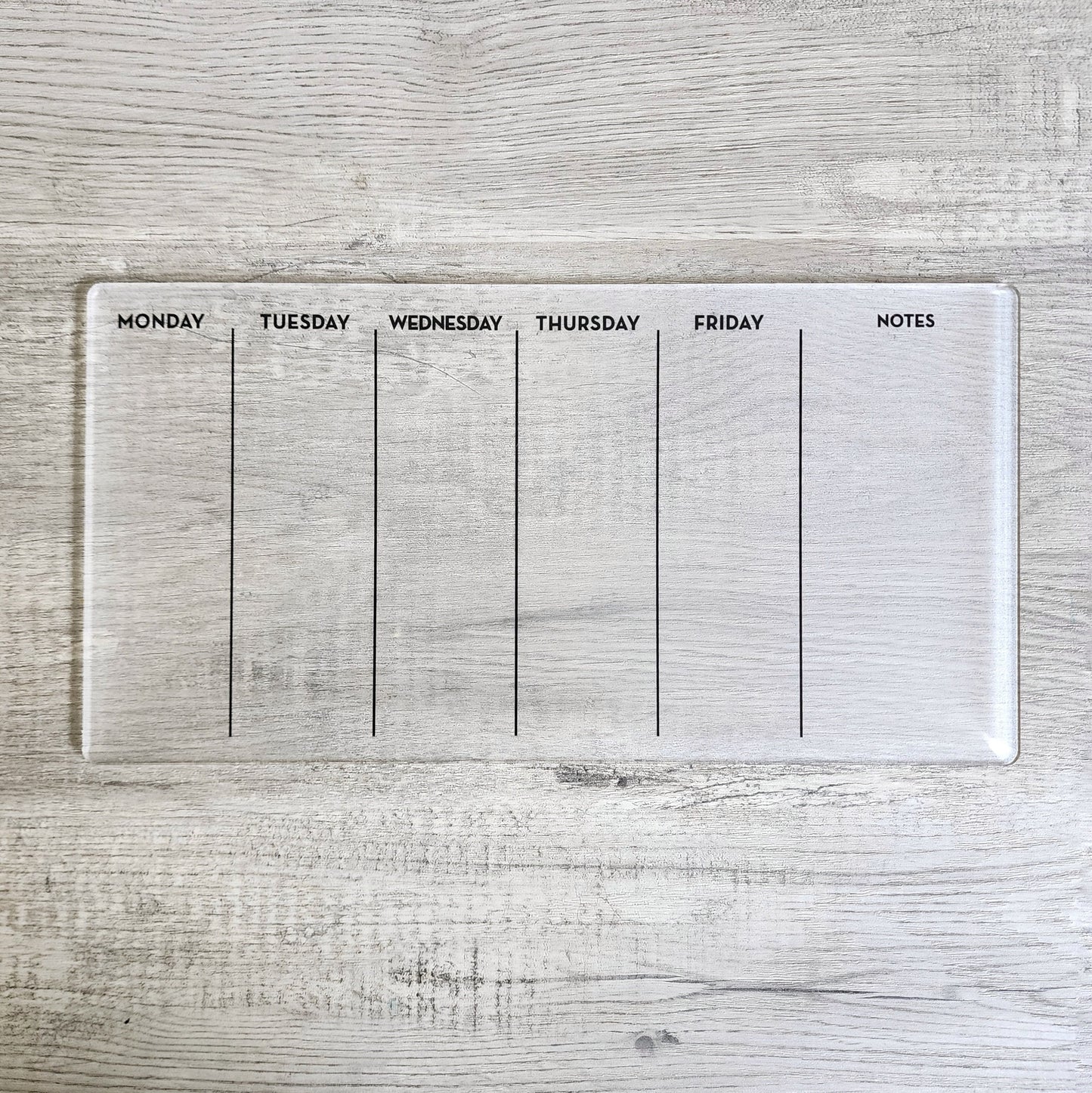 Desk Planner | Weekly Erase Board | dry erase board | Acrylic Planner | office decor | house gift | Acrylic Notes | Desktop Planner