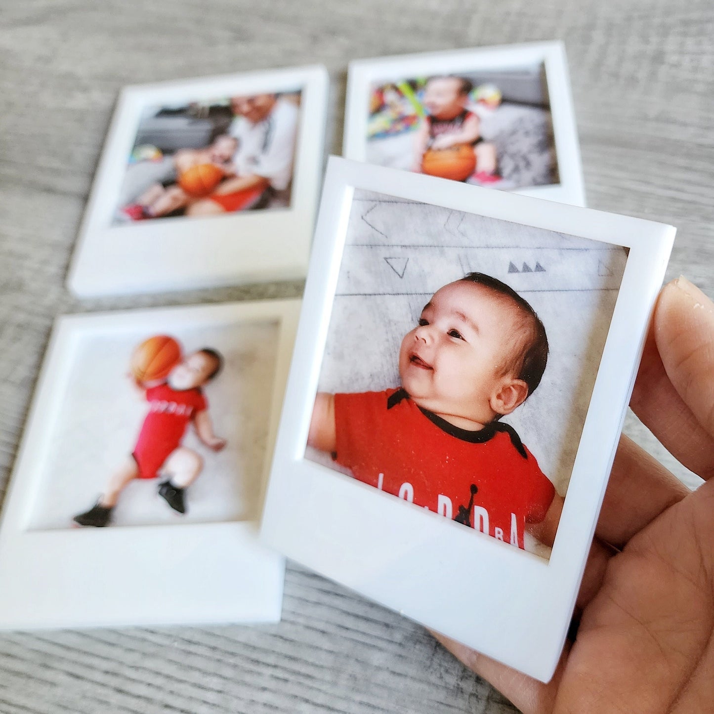 Photo Magnets 2x2.5" | Anniversary Gift | Personalized Photo Magnets | Polaroid Magnets | Pet Family & Moments Magnets