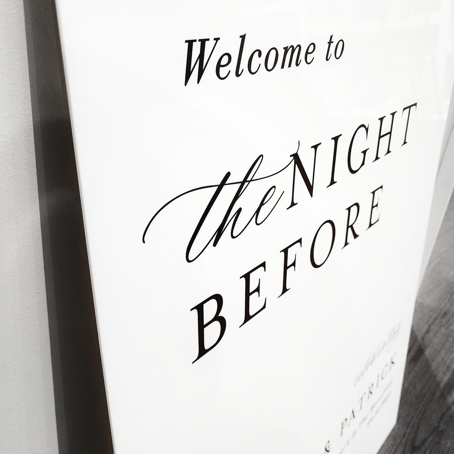 Welcome Wedding Sign - Acrylic Sign - Wedding Sign - Acrylic plaque - Drinks Sign - Store Sign - Wedding Signage