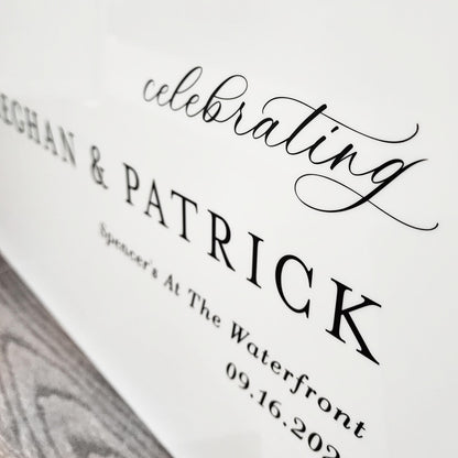 Welcome Wedding Sign - Acrylic Sign - Wedding Sign - Acrylic plaque - Drinks Sign - Store Sign - Wedding Signage