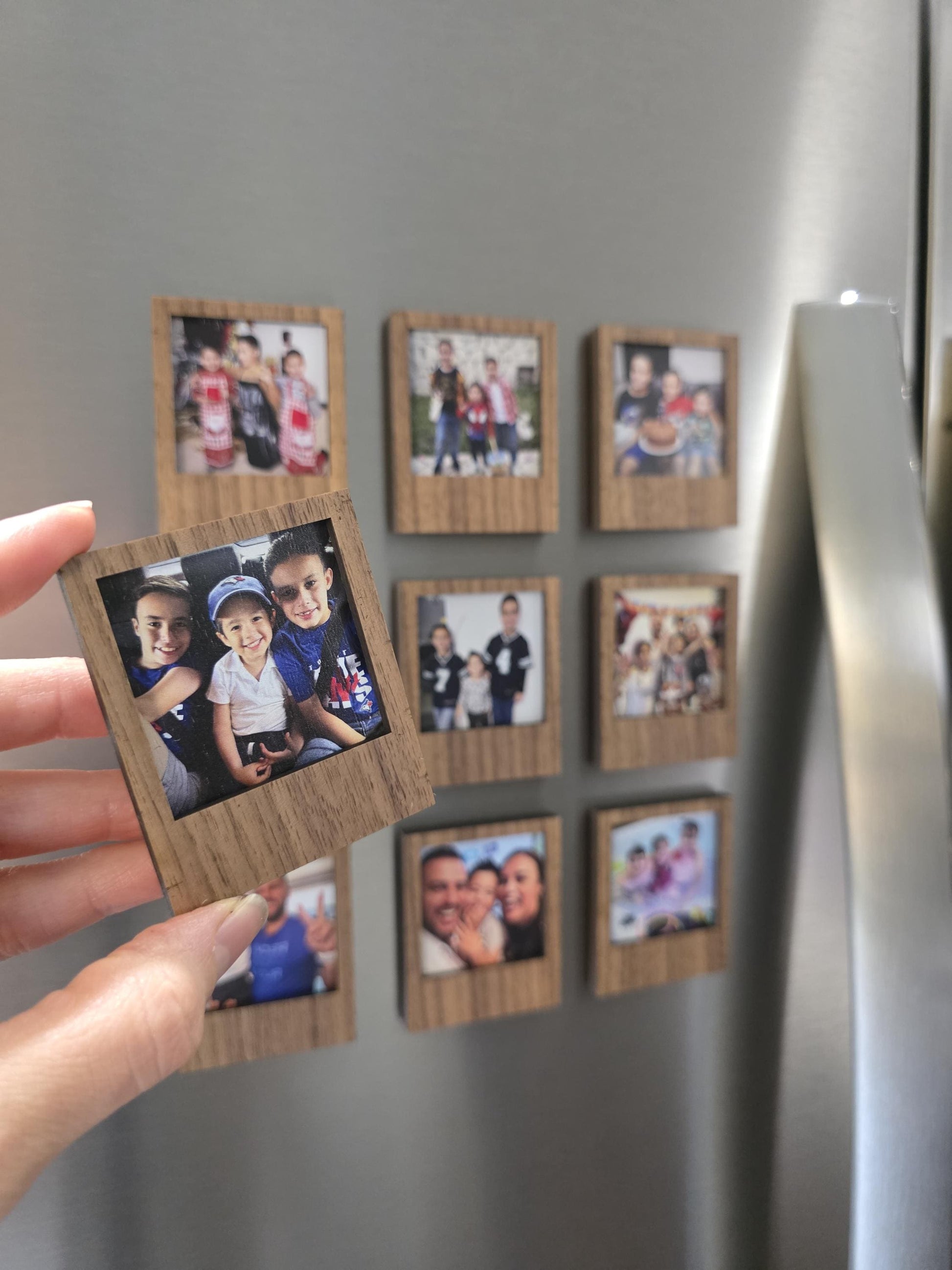 Photo Magnets 2x2.5" | Anniversary Gift | Personalized Photo Magnets | Polaroid Magnets | Pet Family & Moments Magnets