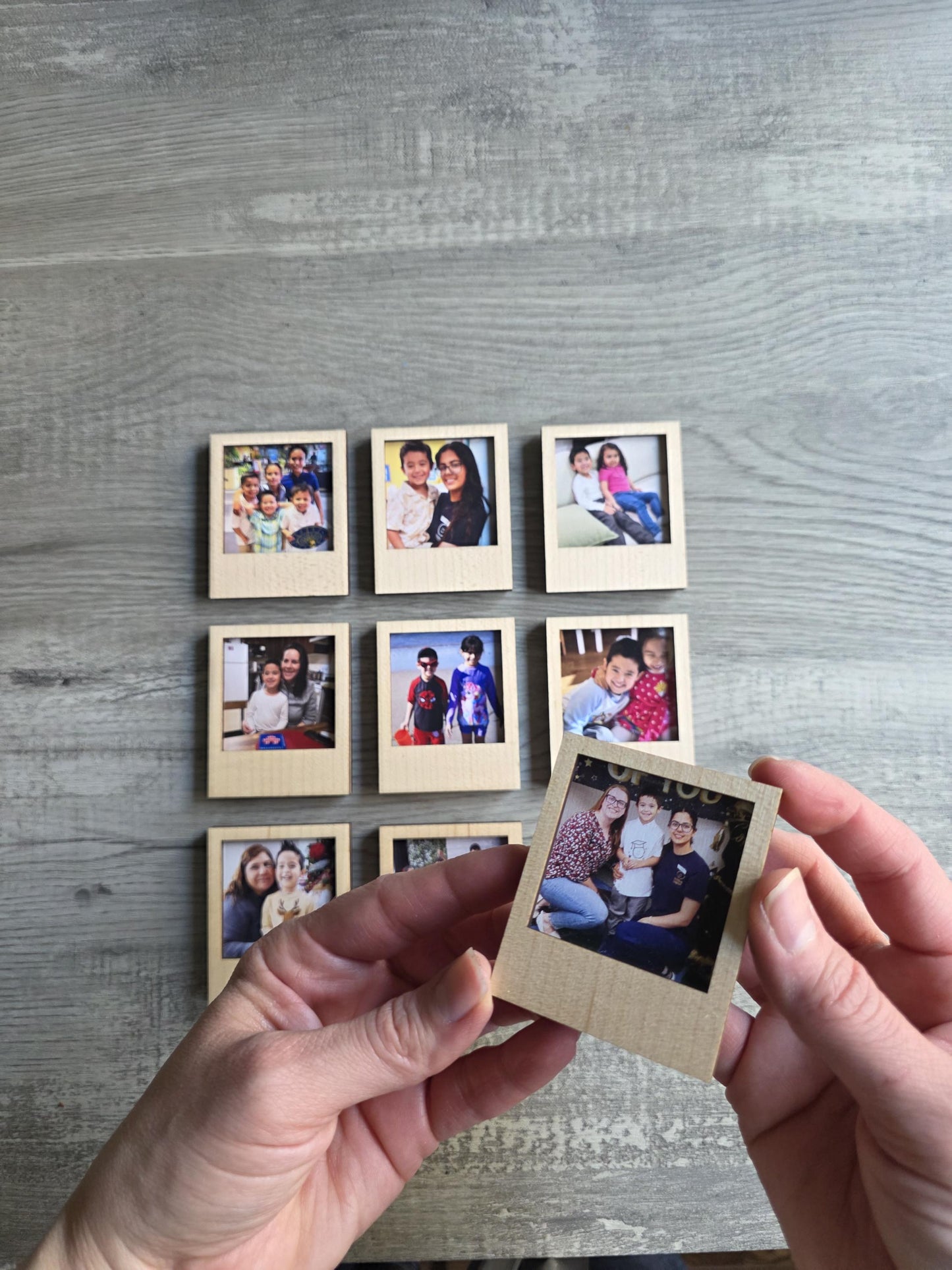Photo Magnets 2x2.5" | Anniversary Gift | Personalized Photo Magnets | Polaroid Magnets | Pet Family & Moments Magnets