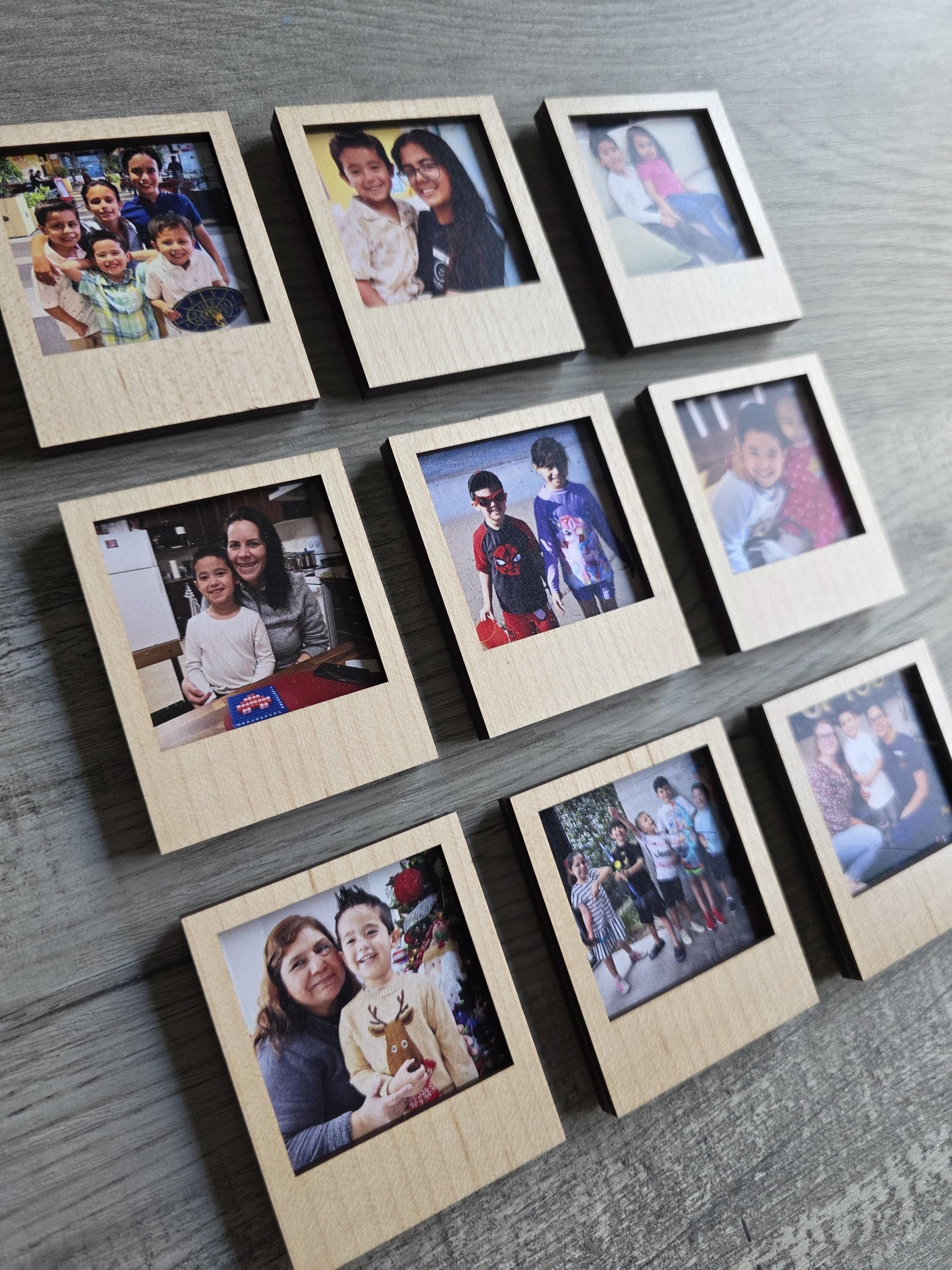 Photo Magnets 2x2.5" | Anniversary Gift | Personalized Photo Magnets | Polaroid Magnets | Pet Family & Moments Magnets