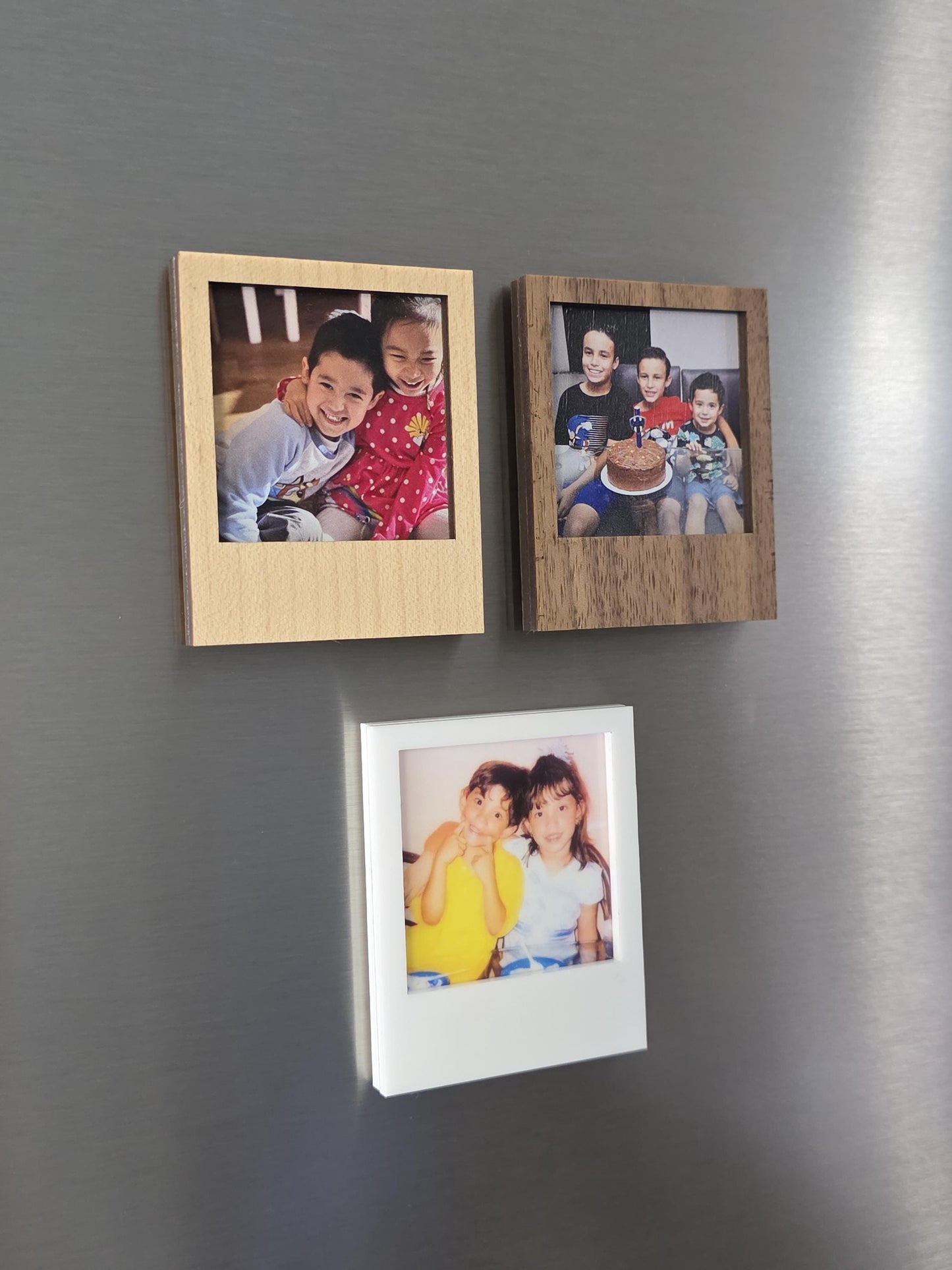 Photo Magnets 2x2.5" | Anniversary Gift | Personalized Photo Magnets | Polaroid Magnets | Pet Family & Moments Magnets