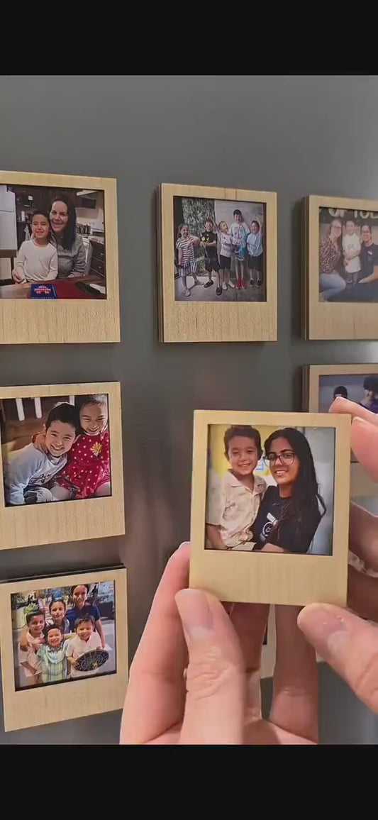 Photo Magnets 2x2.5" | Anniversary Gift | Personalized Photo Magnets | Polaroid Magnets | Pet Family & Moments Magnets