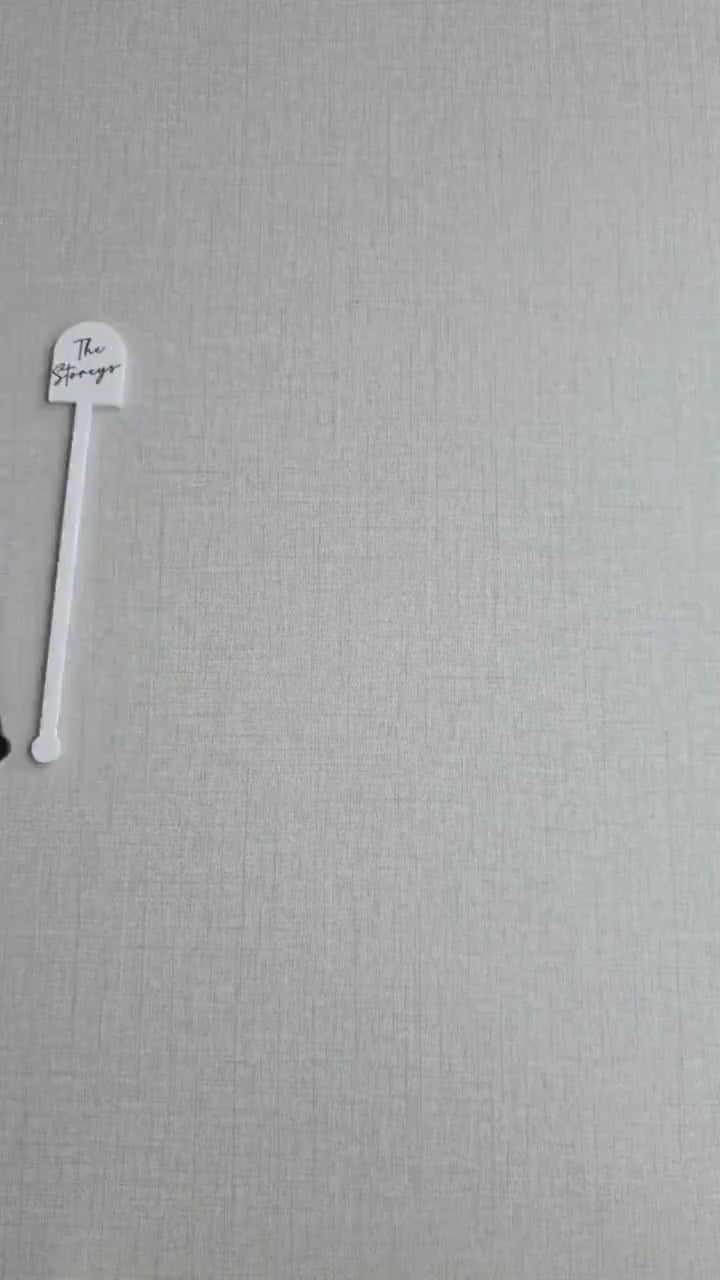 Custom Acrylic Drink Stirrers, Personalized Cocktail Sticks, Party Decor